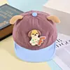 Nueva Gorra de Béisbol Suave con Visera de Dibujos Animados de Animales para Niños y Niñas, Linda Gorra de Béisbol con Protección Solar, Sombrero Transfronterizo Otoño/Invierno