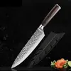 Conjunto de facas de cozinha Cross-Border com cabo de madeira em aço inoxidável, cores populares, para cozinhar, cortar legumes e frutas. Faca Santoku, utensílio de cozinha doméstico.
