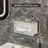 Caja Organizadora de Toallas de Cara para Baño Inodoro Lavabo Sin Taladro Papel Higiénico Patrón Glaciar Dispensador de Toallitas para Mascotas Montado en Pared