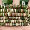 Venda Quente Europeia e Americana 6/8mm Estilo Natalino Contas de Concha com Furo Médio Acessórios para Pulseira Colar Joias Atacado