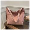 Bolsa Multifuncional de Ombro Único Feminina 2024 Nova Estilo Japonês Coreano Bolsa Tote de Grande Capacidade Casual Versátil Bolsa Transversal