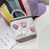 Crianças bonito dos desenhos animados Jelly Bag menina de silicone moeda bolsa Crossbody Bag Mini menina bolsa de mão pérola