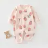 Mameluco de mariposa para bebé para primavera y otoño, mameluco de dibujos animados de poni con corbata de manga larga para niños y niñas, atuendo de salida para recién nacidos
