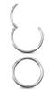 Gaibei F136 abertura simples transfronteiriça anel fechado anel de nariz anel de nariz de titânio puro anel de lábio anel de mamilo piercing fábrica de jóias