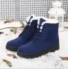 Botas de Nieve para Mujer, Botas Martin Planas, Botines Cortos Acolchados de Algodón para Invierno, Zapatos de Algodón para Mujer, Talla Grande, Transfronterizo, Cómodos y Versátiles