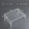 Suporte de Exibição Acrílico em Forma de U Suporte de Mesa Transparente para Figura Caixa Surpresa Bolsa Rack de Armazenamento de Amostras