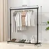 Nuevo perchero de pie estilo minimalista, perchero móvil para dormitorio, dormitorio, balcón, tendedero vertical simple al por mayor