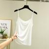 Camisola corta modal de verano para mujer, nueva prenda exterior sexy, base de cuello redondo, sin mangas, top corto