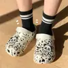 Sandalias para mujer de suela blanda para exteriores con puntera cerrada y suela gruesa, nuevas sandalias de estilo de hada para exteriores de verano 2024