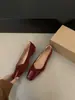 Zapatos de noche rosas de estilo francés con aumento de altura interior para mujer, nueva colección de otoño 2025, zapatos retro rojos de punta baja sin cordones