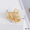 Grampo de Cabelo Estrela do Mar com Strass para Férias de Verão, Presilha para a Parte de Trás da Cabeça, Prendedor de Cabelo de Garra de Liga, Acessório de Cabelo Versátil para Mulheres