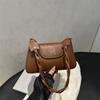 Bolso de Mano Pequeño de Moda para Mujer 2025 Nueva Moda de Alta Gama de Un Solo Hombro con Lazo Cruzado Versátil Bolso Balde Sobaco