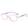 Nuevo Armazón de Gafas de Tr90 y Silicona para Niños, Estudiantes de Primaria, Estilo de Moda de Gama Alta, Miopía Puede Equipar Marcos Cuadrados Diarios