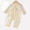 Ropa para Bebé Recién Nacido Mameluco sin Costuras para Bebé de Pecho Traje de Verano para Gateo de Bebé Mameluco Delgado Estilo Mariposa Mono para Recién Nacido
