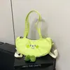 Estilo Coreano Cor Pura Novo Vermelho Estilo Ano Novo Bolsa Transversal Infantil Porta-Moedas Bolsa de Ombro Bolsa Longa para Aluno do Ensino Fundamental