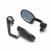 Carro elétrico motocicleta espelho retrovisor modificado reversor oval 22mm diâmetro todo o alumínio espelho retrovisor reflexivo