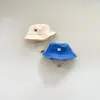 Sombrero de Pescador Infantil con Bordado de Letra Grande B de Primavera Abollado Moda para Niños y Niñas Sombrero de Cuenca Impreso para Bebés