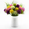 Planta de simulación Amazon diente de león de simulación europea flor de plástico arreglo floral jardinería decoración del hogar DIY adorable