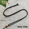 Cuerda Fina para Collar Colgante Cuerda de Colgante Multicolor Cuerda de Colgante Ajustable Hilo de Jade Cuentas de Jade y Oro Cuentas Rojas Cuenta Superior Joyería Cuerda para Colgar Diseño Simple