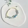 Pulsera de Cerámica Jingdezhen Nueva Pulsera de Cerámica China Joyería Estudiante Estilo Tíbet Cuerda Trenzada a Mano Puesto Regalo para Estudiante