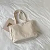 Bolsa de lona para mujer, gran capacidad, nuevo estilo 2026, bandolera simple y versátil, bolso de hombro casual, adecuado para la escuela, el trabajo y el uso diario