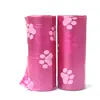 Sacos para Fezes de Cachorro, Sacos para Resíduos de Pet, Sacos para Coletor de Fezes, Sacos de Lixo com Estampa de Patas de Pet, Sacos Portáteis para Fezes