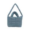 2026 Nueva Bolsa Tote de Gran Capacidad para Mujer, Simple, Casual, Versátil, Algodón Pluma, Bolso de Mano/Hombro de Moda para Viajar