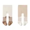 Medias Rayadas de Primavera/Otoño para Bebés y Niños Pequeños, Clase A, Antibacterianas, Cómodas, para Niños y Bebés, Ropa Exterior, Calcetines Base de Polipropileno Grande
