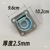 Gancho de Piso para Contêiner, Fivela de Anel de Puxar Horizontal para Amarração de Contêiner, Anel de Puxar Fixo para Caminhão, Acessórios de Modificação de Gancho de Anel de Corda de Puxar para Caminhão Baú