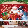 Set de decoración navideña y de cumpleaños de nuevo producto transfronterizo: Banner de Papá Noel, adorno colgante en espiral, decoración de panal de abeja para escritorio