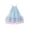 Nuevo Vestido de Verano para Niña, Vestido Tutú de Malla para Niña Pequeña, Vestido de Princesa con Lentejuelas, Vestido de Fiesta