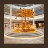 Instalaciones Creativas de Ginkgo para Exteriores y Exhibiciones Decorativas, Props Personalizados para Puntos Populares de Check-In en Centros Comerciales