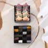 Caja de almacenamiento de tela tipo cajón para ropa interior con múltiples compartimentos, plegable y dividida para organizar panties y calcetines