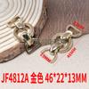 Cadenas Metálicas de Aleación de Zinc para Ropa, Equipaje, Zapatos y Sombreros, Broches, Hebillas para Zapatos, Hebillas para Cinturones, Cadenas Huecas, Accesorios de Moda para Ropa