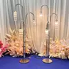 Accesorios para Bodas, Luces para Time-Lapse, Tiras de Hielo de Hierro Forjado, Decoraciones Doradas para Escenario, Decoraciones de Bola de Cristal