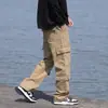 2026 nuevos pantalones cargo de moda popular estilo japonés de alta calle con múltiples bolsillos, Harajuku simples y casuales, versátiles y modernos