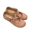 Zapatos Planos de Moda Mary Jane con Tira Cruzada Estilo Francés para Mujer, Zapatos Planos Versátiles tipo Ballet para el Trabajo con Punta Redonda y Boca Baja