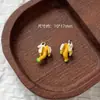 Mini Pingentes de Frutas Morango Cogumelo Melancia Berinjela com Simulação de Gota de Óleo para Pulseira Colar DIY Feito à Mão Acessórios de Contas