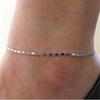 Cadena de pie para mujer de metal, cadena simple y nueva para la playa, cadena de pie de moda para mujer, cadena de pie descalzo para mujer