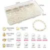 15 rejillas 720 Perla combinación estrella de cinco puntas intervalo DIY pulsera collar cadena de cuentas aretes set de accesorios de cuentas