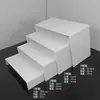 Adornos de Mesa de Postre de Ondas de Agua Soporte de Exhibición de Acrílico Soporte para Snacks de la Hora del Té Soporte para Cupcakes Comida Fría Descanso para el Té