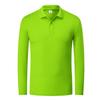 Camiseta Polo de Solapa de Manga Larga Deportiva Transpirable de Malla de Secado Rápido de 180 g Camiseta Camisa Cultural Ropa de Trabajo Deportiva de Secado Rápido