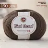 Hilo de lana mezclada, hilo de grosor medio para tejer a mano, hilo 212 para bufandas, suéteres y pantuflas de tejido DIY