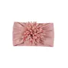 Accesorios para el cabello transfronterizos europeos y americanos para niños, diadema ancha floral de jacquard suave que no aprieta para bebé, gorro para protección de fontanela de lactante