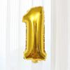 16 polegadas número 0-9 ouro prata alumínio filme balão decoração aniversário decoração quarto de casamento decoração festa casamento suprimentos atacado
