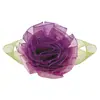 Fábrica de Fitas Folha em Oito 3D Decoração Floral Feita à Mão Fita de Cetim de Poliéster Fita de Organza Decoração de Folha Fita Floral