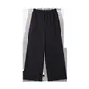 Calça Casual de Verão Lu Estilo Similar com Cintura Floral Caimento Solto Perna Reta Versátil Perna Larga Fina Respirável Emagrecedor Calça Longa