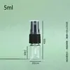 Estoque Disponível de Frascos de Spray Plástico Transparente para Pet de 20ml com Borrifador Preto, Frasco Borrifador Líquido Portátil, Frasco Dispensador de Álcool