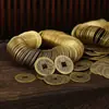 Monedas antiguas de cobre genuino Qianlong Tongbao al por mayor, monedas de los Cinco Emperadores estilo antiguo engrosadas, adornos para colgar en la puerta para decoración del umbral de la puerta de entrada