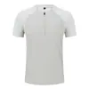 Camisetas de Manga Curta de Alta Qualidade de Secagem Rápida Personalizadas para Homens e Mulheres com Design de Meio Zíper para Esportes, Fitness, Corrida e Yoga, com Impressão de Logo para Equipes